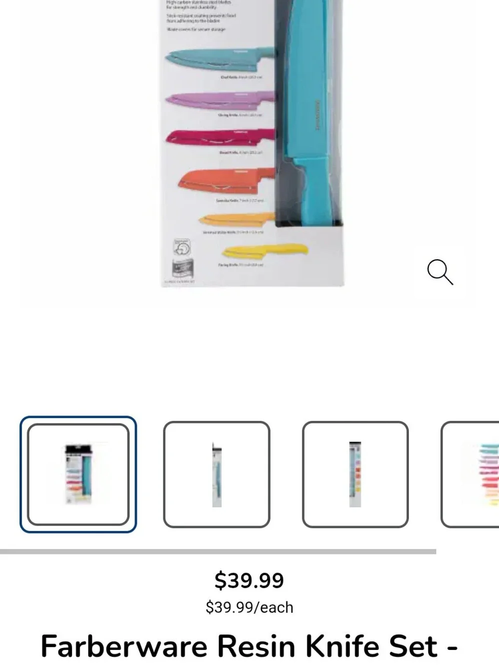 Farberware 12-Piece Cutlery Set - Turquoise